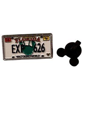 Disney World Class Florida License Plate 626 Trading Pin Badge